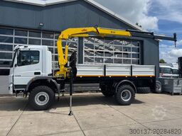 Mercedes-Benz Atego Atego 1725 4x4 Flatbed with Hyva HB120 Crane