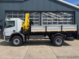 Mercedes-Benz Atego Atego 1725 4x4 Flatbed with Hyva HB120 Crane