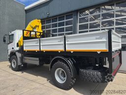 Mercedes-Benz Atego Atego 1725 4x4 Flatbed with Hyva HB120 Crane
