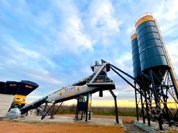 FABO Concrete Batching Plant 110 M3/H Compact Concrete Batching Plant
