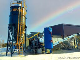 FABO Mobile Concrete Batching Plant 30 m3/h Mobile Concrete Batching Plant