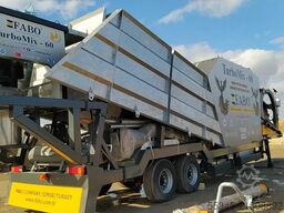 FABO Mobile Concrete Batching Plant 60 m3/h Mobile Concrete Batching Plant