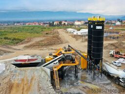 FABO 100 m3/h Mobile Concrete Batching Plant