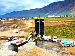 FABO 100 m3/h Mobile Concrete Batching Plant