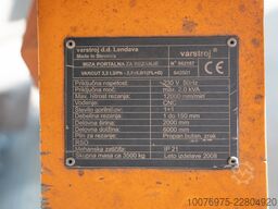 Varstroj VARCUT 3,2 L2/Ph - 2,5x6,0/1(PL+G)