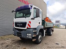 MAN TGS 18.400 4x4 Meiller 3 Seitenkipper Atlas 105...