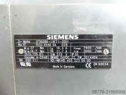 Siemens 1FT6086-1AF71-3EH1 Servomotor SN:YFT533694604028 --