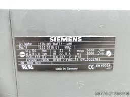 Siemens 1FT6105-8AF71-1AH1 Synchronservomotor SN: YFT633581601002