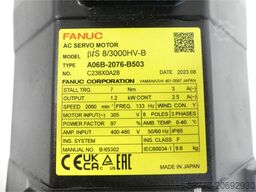 Fanuc A06B-2076-B503 AC Servomotor SN: C283X0A28 + Encoder A860-2070-T321