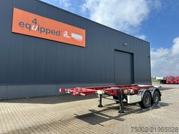 Krone 2-axle 20FT chassis / BPW + drumbrakes, / airsu...