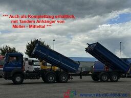 MAN TGS 26.400 6x4 Meiller 3 Seiten Kipper Bordmatik