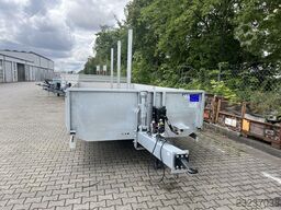 Möslein THT 11- G 6,2  Tandem Pritsche- Tieflader mit Rungentaschen