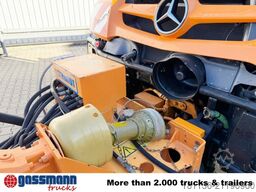 Unimog U 527 4x4, Kommunalhydraulik, Schmidt Mähgerät,