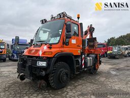 Mercedes-Benz Unimog U400/ Zweiwege/ Rail/ Gleis/ Schi