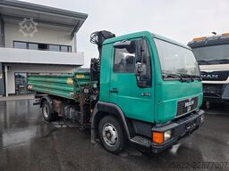 MAN 8.174 / E3 / Kipper Kran Greifer / 2X AHK