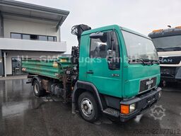 MAN 8.174 / E3 / Kipper Kran Greifer / 2X AHK