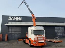 Scania R580 V8 R 580 LB 8x4 HMF 4020-K6 + JIB FJ 600-K4
