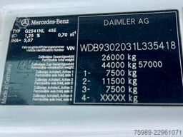 Mercedes-Benz Actros 2541 493099 km original,  3 pedals,