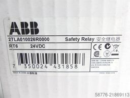 ABB 2TLA010026R0000 Sicherheitsrelais RT6 SN: 18475 - ! -
