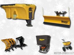 Meyer sneeuwschuiven en zoutstrooiers