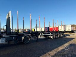 PAVIC Holzauflieger mit Schemel und Rungen