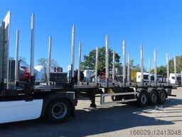 PAVIC Holzauflieger mit Schemel und Rungen