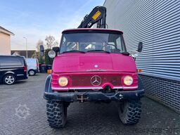 Unimog 416/U1100 Hiab kraan, Wener lier