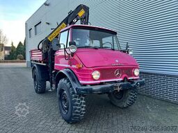 Unimog 416/U1100 Hiab kraan, Werner lier