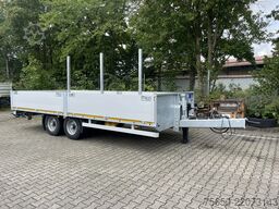 Möslein THT 11- G 6,2 Tandem Pritsche- Tieflader mit Rungentaschen