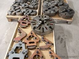 WMW, TOS, BISON, ROTO RECORD Drehfutter, Planscheiben, 4-Backenfutter, 3-Backenfutter