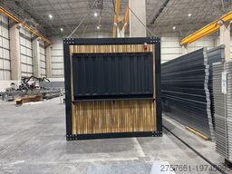 Cafe Container / Bürocontainer / Baucontainer Modell IMBISS HOLZ