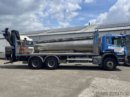 Scania P410 HIAB  X-HIDOU 188 E-5, RETARDER, WHEELBASE...