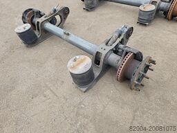 SAF TRAILER AXLE SINGLE TIRES DISC BRAKES.