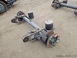 SAF TRAILER AXLE SINGLE TIRES DISC BRAKES.