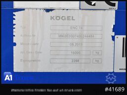 Kögel 7.45  BDF Wechselbrücke mit Riss, beschädigt