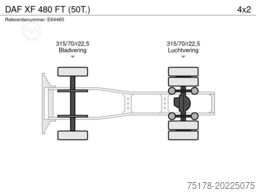 DAF XF 480 FT (50T.)