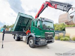 MAN TGM 18.320 4x2 Kipper KRAN 15m FUNK AHK