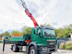 MAN TGM 18.320 4x2 Kipper KRAN 15m FUNK AHK