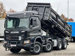 Scania G460 XT Super 8x4 Meiller 3 Side Tipper / Damag...