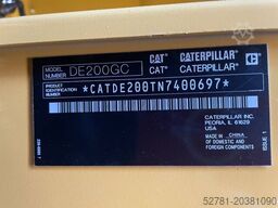 Caterpillar DE200GC - 200 kVA Stand-by Generator - DPX-18211