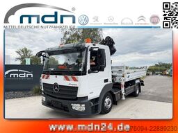MERCEDES-BENZ Atego 818 Kipper KRAN 14m SEILWINDE FUNK AHK