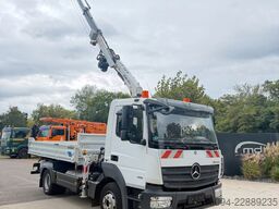MERCEDES-BENZ Atego 818 Kipper KRAN 14m SEILWINDE FUNK AHK