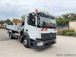 MERCEDES-BENZ Atego 818 Kipper KRAN 14m SEILWINDE FUNK AHK