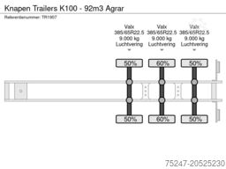 Knapen Trailers K100 - 92m3 Agrar