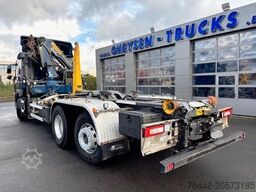 VOLVO FM430-6X2/4-KRAN+ABROLLER/KFZ BRIEF/TOP