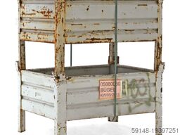 Used Stacking box steel fixed construction stacking box parcel offer, L: 1055, W: 855, H: Kruizinga 98-6790GB