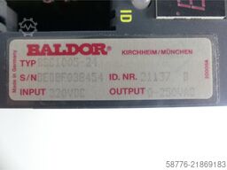 Baldor BSC1005-24 Servoantrieb INPUT 320VDC ID/No: 21137B SN: BEDBF038454