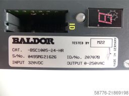 Baldor BSC1005-24-HR Servoantrieb INPUT 320VDC ID/No: 20707B SN: 0495MG21626