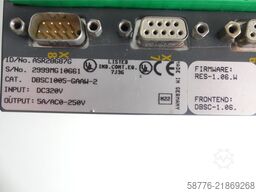 Baldor DBSC1005-GAAW-2 Servoantrieb INPUT ID/No: ASR28687G SN: 2999MG10661