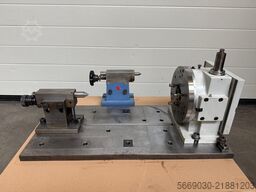 KawataTEC TOUCHDEX 230-360 mechanischer Rundtisch + 2x Reitstock